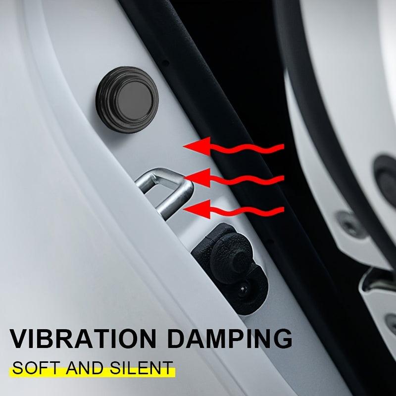 4 Pcs Car Silicone Shock Pad Sound Insulation Buffer Gasket
