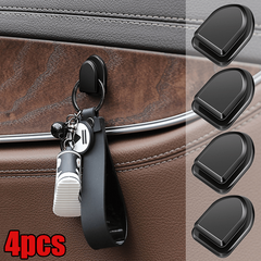 4pcs Mini Car Paste Hook Mask Holder Dashboard Hanging Strong Adhesive Hooks
