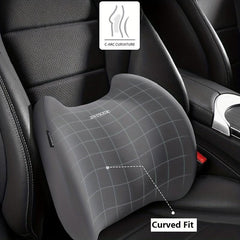 Car Headrest Memory Foam Support Cushion Universal Comfortable Lumbar Pillow
