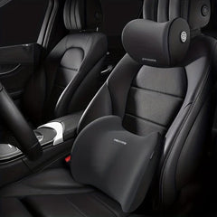 Car Headrest Memory Foam Support Cushion Universal Comfortable Lumbar Pillow