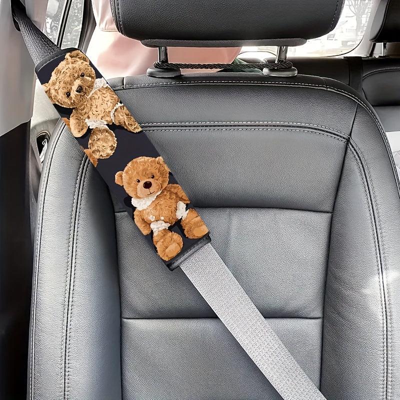 Cartoon Bear Car Seat Belt Shoulder Protector