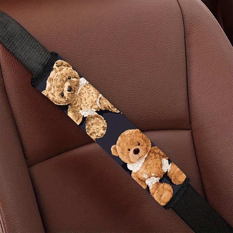 Cartoon Bear Car Seat Belt Shoulder Protector