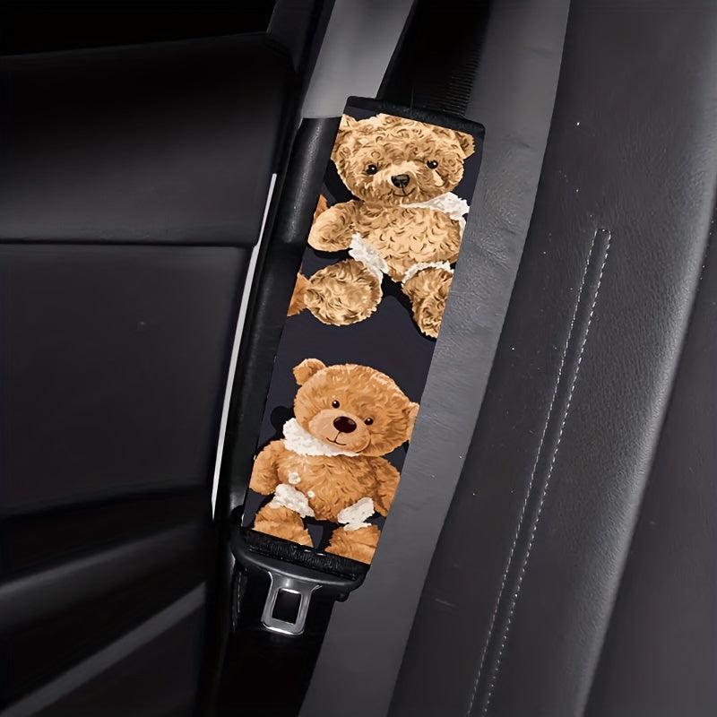 Cartoon Bear Car Seat Belt Shoulder Protector