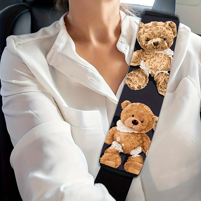 Cartoon Bear Car Seat Belt Shoulder Protector