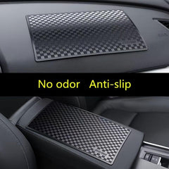 Car Dashboard Non Slip Rubber Mat for Phones Sunglasses Keys