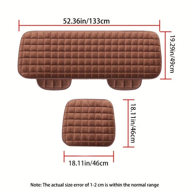 Plush Car Seat Cushion Non Slip Seat Protector Pad