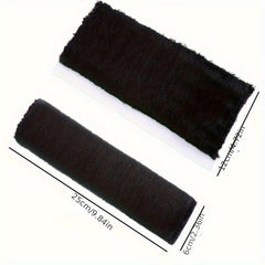 2pcs Soft Artificial Sheepskin Car Seat Belt Pad Shoulder Strap Cover