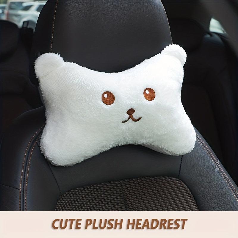 Cartoon Car Headrest & Waist Rest Set