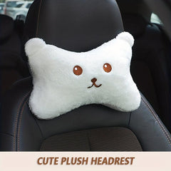 Cartoon Car Headrest & Waist Rest Set