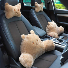 Cartoon Car Headrest & Waist Rest Set