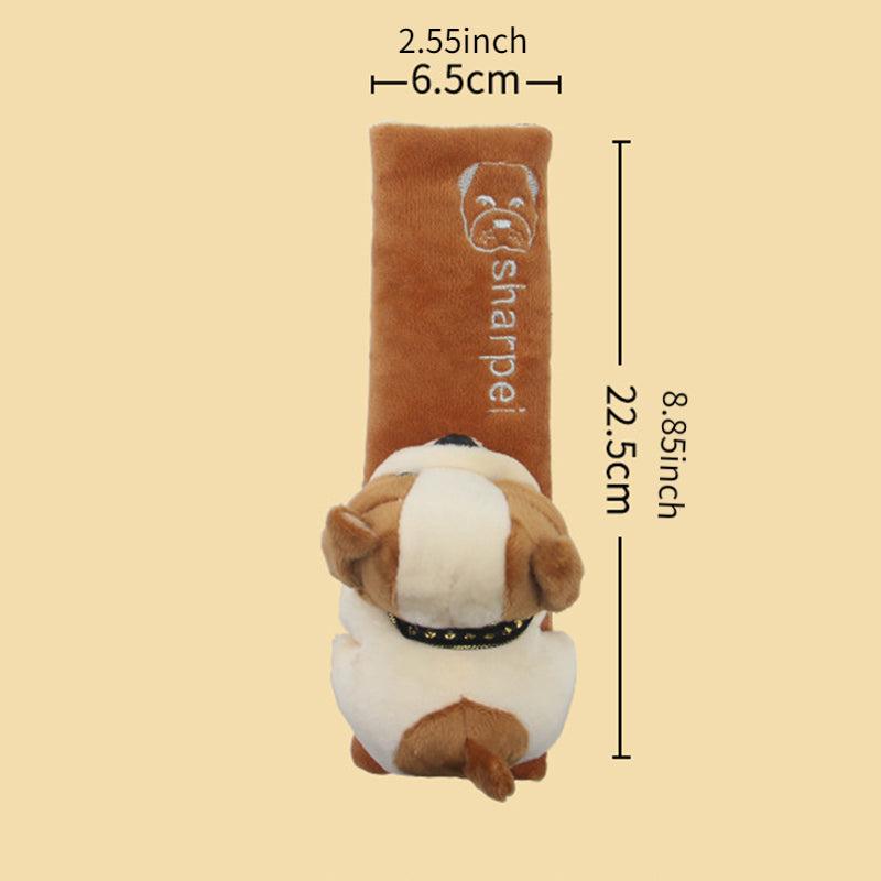 Car Seat Belt Cover Warm Flannel Shoulder Pad Pink