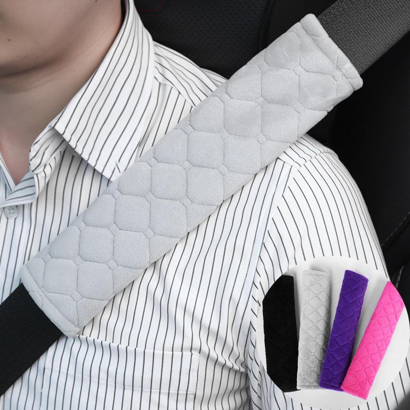 Soft Plush Seat Belt Covers for Car Upgrade