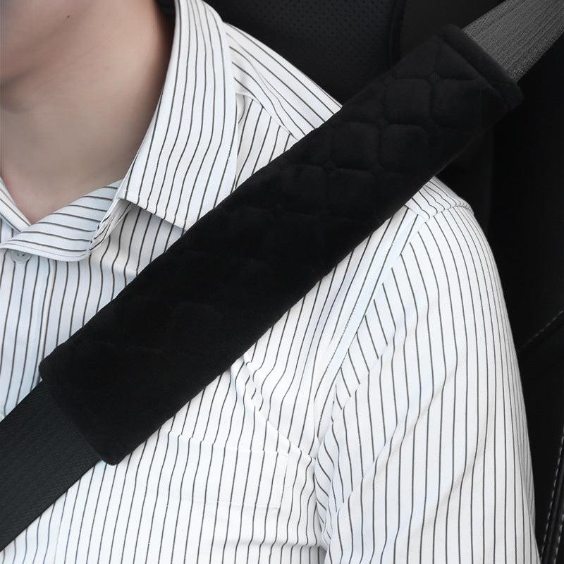Soft Plush Seat Belt Covers for Car Upgrade