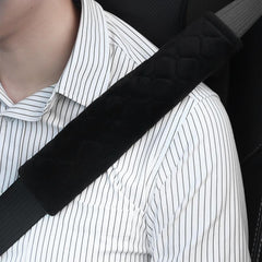 Soft Plush Seat Belt Covers for Car Upgrade