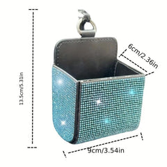 Car Air Vent Phone Holder Pouch Bling Organizer Bag Box