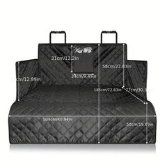 SUV Ultrasonic Trunk Mat Waterproof Trunk Protection Mat Extended Car Pet Mat