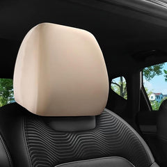 Car Seat Headrest Elastic Cover Dustproof Anti Fouling SUV Train Computer Seat