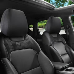 Car Seat Headrest Elastic Cover Dustproof Anti Fouling SUV Train Computer Seat