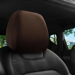 Car Seat Headrest Elastic Cover Dustproof Anti Fouling SUV Train Computer Seat