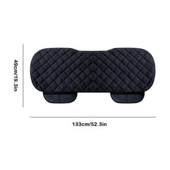 Plush Car Back Seat Cover Rear Protector Mat Auto Chair Cushion