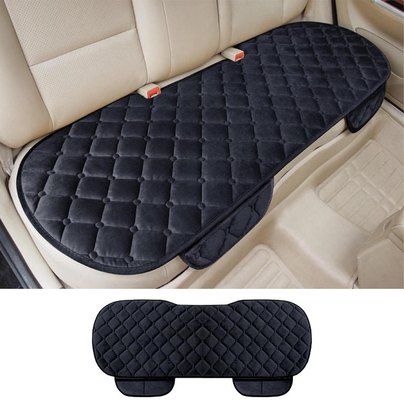 Plush Car Back Seat Cover Rear Protector Mat Auto Chair Cushion