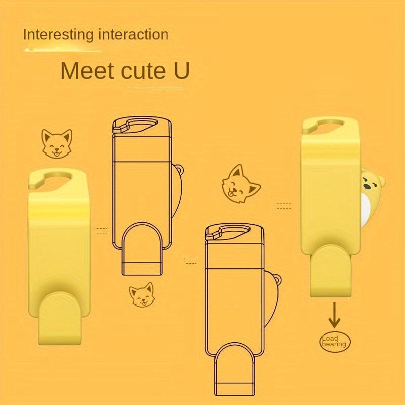 Car Cartoon Panda Hook Car Interior Seat Back Hook