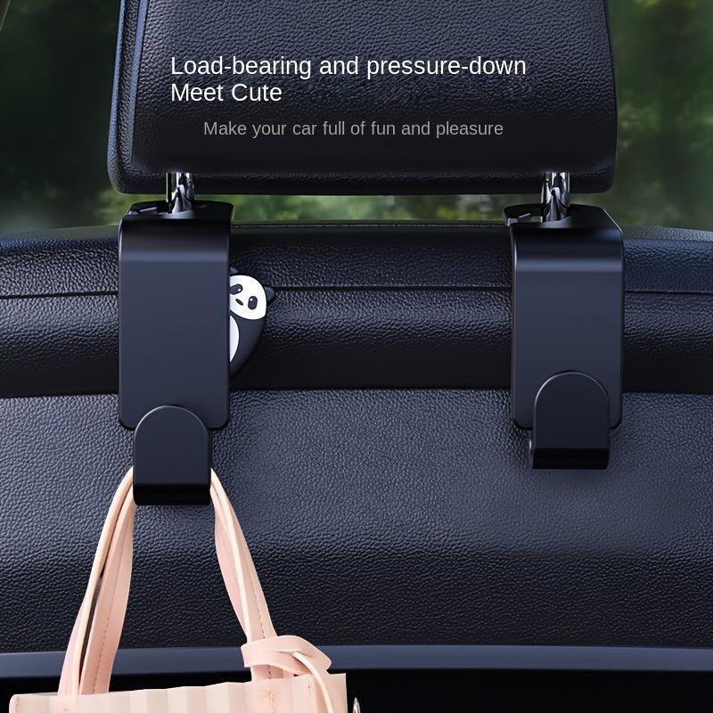 Car Cartoon Panda Hook Car Interior Seat Back Hook