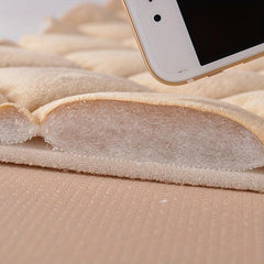 Car Seat Cushion Memory Silk Wadding Non Slip Rubber Bottom With Storage Pouch