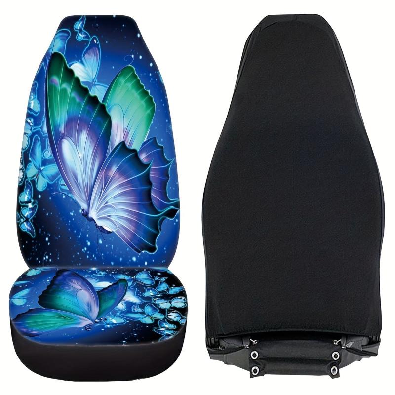 Car Seat Cover Big Butterfly Print
