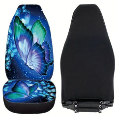 Car Seat Cover Big Butterfly Print