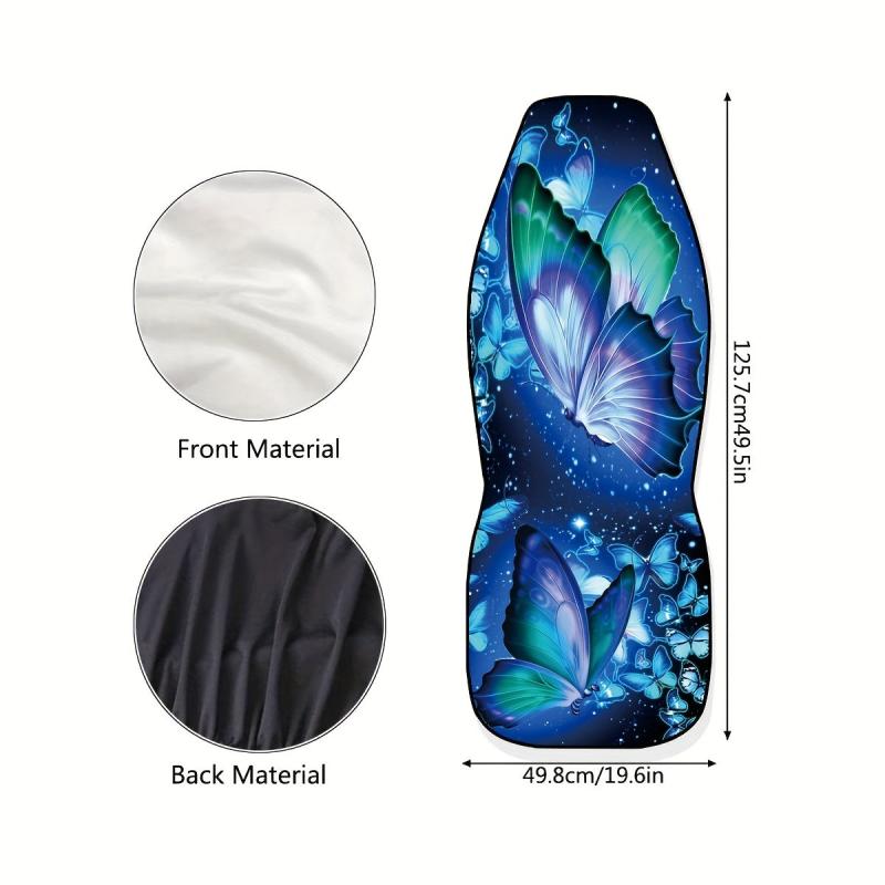 Car Seat Cover Big Butterfly Print