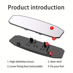 Wide Field Automotive Reversing Mirror for Cars SUVs Trucks and Van