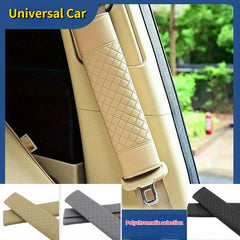 Universal Car Safety Seat Belt Faux Leather Shoulder Pad Cushion Cover