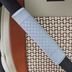 Universal Car Safety Seat Belt Faux Leather Shoulder Pad Cushion Cover