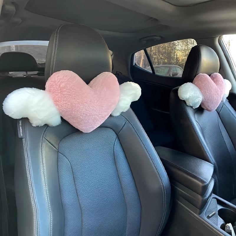 Cartoon Car Headrest Pillow Neck Support Duck Love Back Waist Pillow
