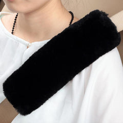 Winter Car Seat Belt Shoulder Pad Cover Dust Cleaning