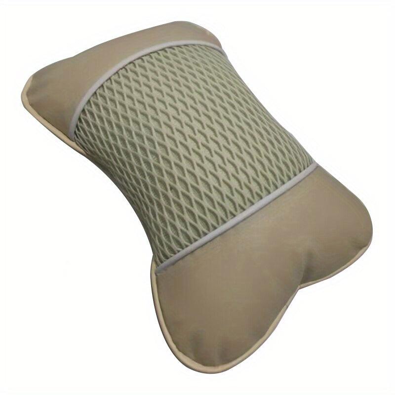 Universal Car Neck Pillows PU Leather Pack Headrest - Soft & Comfortable