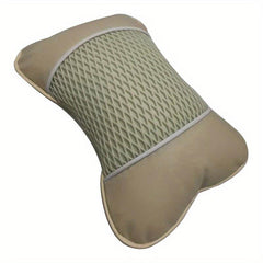 Universal Car Neck Pillows PU Leather Pack Headrest - Soft & Comfortable