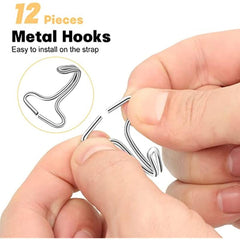 Car Seat Cover Plum Plate Hooks 24pcs Set