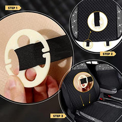 Car Seat Cover Plum Plate Hooks 24pcs Set