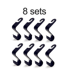 8pcs Car Seat Headrest Hook Auto Seat Hangers Organizer Accessories