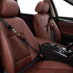 Rose Skull Print Car Shoulder Cover