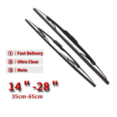 Upgrade Your Car's Wiper Blades - Universal U Hook Blades, 1 Piece