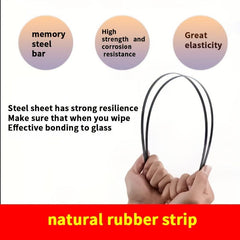 Upgrade Your Car's Wiper Blades - Universal U Hook Blades, 1 Piece
