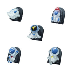 5pcs Astronaut Air Conditioner Outlet Clip Car Sticky Hooks