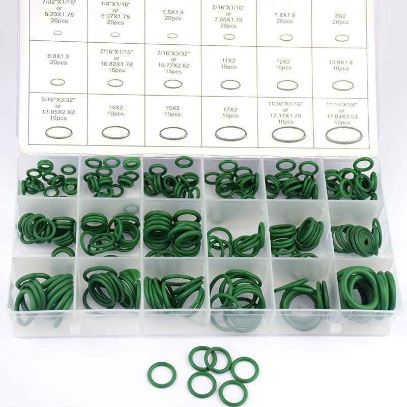 270 Pcs O Ring Assortment Kit Green Seal Rings Set