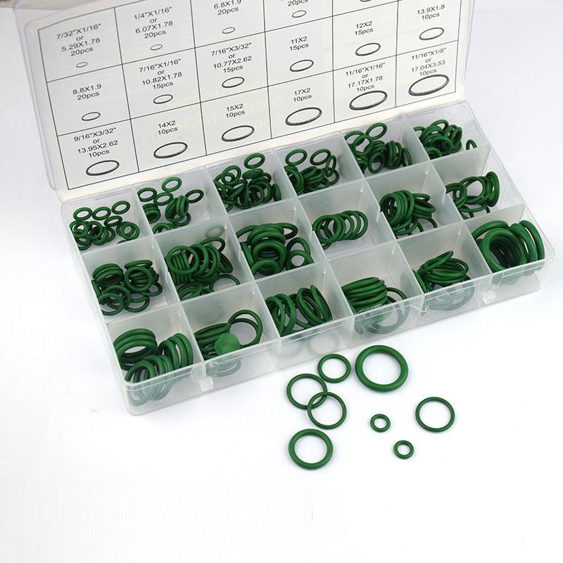 270 Pcs O Ring Assortment Kit Green Seal Rings Set