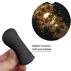 2pcs Golden Skull Car Cup Holder Coasters