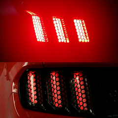 Polyester Honeycomb Car Sticker For Taillight Lamp Cover