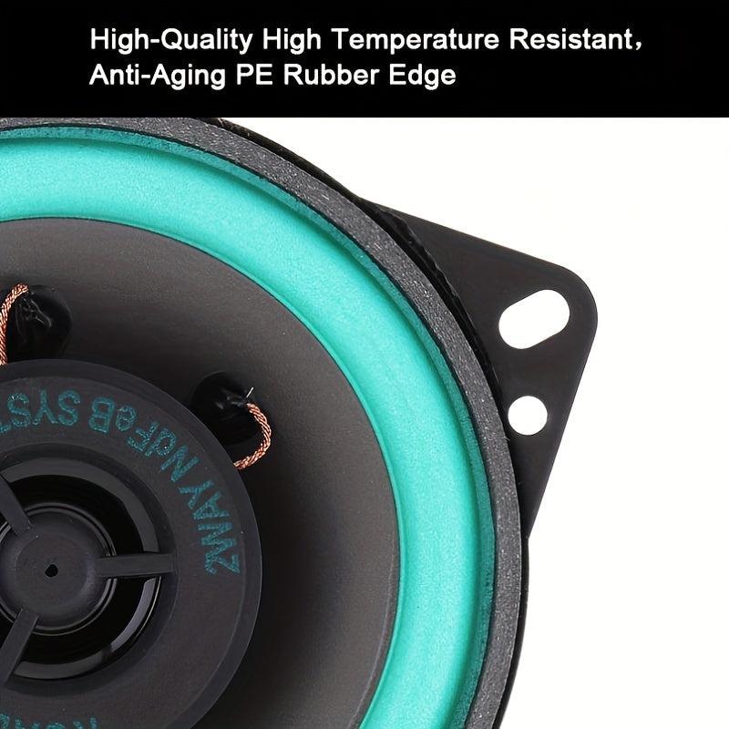 10 16 Cm 100W 2 Way Car HIFI Coaxial Speaker Green